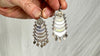 Vintage Guatemalan Earrings. Sterling Silver. Mayan. 0978