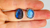 Labradorite Post Earrings. 0915