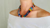 Berber Seed Bead Necklace. Vintage Moroccan Jewelry. 2547