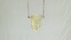 Citrine & Silver Pendant Necklace. Handmade Sterling Silver. 2305
