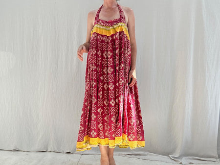 Vintage Sari Sundress. One Size.