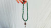 Guatemalita and Berber Silver Necklace. Jadeite. 2543