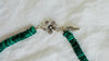 Malachite Pendant Necklace. Handcrafted Sterling Silver Designer Jewelry. 2391