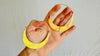 Karen Hill Tribe Earrings. Oversized Hoops. 24kt Gold Plated. Vermeil. 0682 SCRATCH N DENT