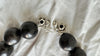 Barro Negro & Silver Necklace. Oaxacan Black Clay. Sterling Silver. 0887