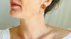 Amber Post Earrings. Sterling Silver. Atelier Aadya.