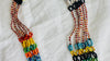 Berber Seed Bead Necklace. Vintage. 2546