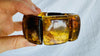Amber Beaded Bracelet. Cuff. Mexican Amber. Chunky. Unisex 2863