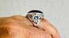 Amethyst Botanicals Ring. Size 7. Stupendously Crafted Sterling Silver. 4142
