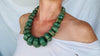Mayan Guatemalita Jade Graduated Choker Necklace. Guatemalan.