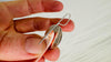 Orange Clam & Sterling Silver Earrings. Handmade Sterling Silver Jewelry.2695