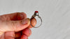 Antique Coral and Sterling Ring. India. Gorgeous! size 7.5. 1062