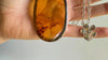 Large Amber Pendant on a Sterling Silver Chain. 4453