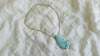 Larimar Pendant Necklace. Sterling Silver.