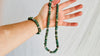 Guatemalita & Sterling Silver Necklace Bracelet Duo. Jadeite Jewelry. Mayan Jewelry. Guatemalan Jade. 4050