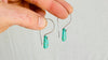 Santo Domingo Pueblo Turquoise Earrings. Kewa. Native American. 2761