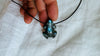 Labradorite Frog Pendant Necklace. Sterling Silver. 2323