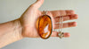 Large Amber Pendant on a Sterling Silver Chain. 4453