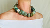 Guatemalita Necklace with Jade and Silver. Replica.