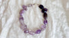 Amethyst & Silver Necklace. Sterling Silver. 1160