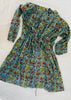 Indian Block Print Dress. Shirt Dress. S-L