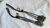 2 Large Vintage Tassels. Kuchi Tribal Beaded Decor.