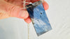 Labradorite Pendant Necklace. Heavy Sterling Silver Chain. Flashy Blue Stone. Designer Jewelry. 2678