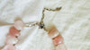 Rose Quartz & Fine Silver Necklace. Heart.