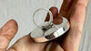 Oversized Labradorite Ring. Gorgeous Green. Adjustable. 1122