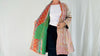 Vintage Kantha Wrap Jacket. Kimono Style. All Cotton Hand Quilted. 4366