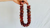 Carnelian Stars Necklace. Sterling Silver. 2517