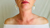 White Agate and 24kt Gold Plated Earrings. Sterling Silver Base. 2334