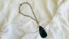 Labradorite Pendant Necklace. Heavy Sterling Silver Chain. 2382