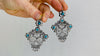 Taxco Calavera Earrings. Skull. Sterling. Mexico. Frida Kahlo
