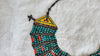 Antique Turquoise Necklace. Multi Strand. 1023