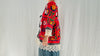 Vintage Uzbek Suzani Silk Embroidered Coat.