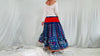 Vintage Banjara Skirt. Hand-Embroidered Drawstring Skirt. 4313