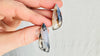 Faceted Dendritic Agate Earrings. Designer Sterling Silver Posts. Handmade Earrings. 4086