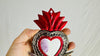 Hojalata Tin Mexican Hearts. Mirror.