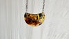 Amber Pendant Necklace Sterling Silver Chain. 1420. IN COMPLIANCE with Etsy Regulations.