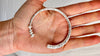 Fine Silver Bangle from the Karen Hill Tribe of Thailand.