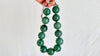 Aventurine Spheres Necklace. Sterling Silver. Adjustable. 1162