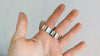 Labradorite Two Finger Ring. Adjustable. Gorgeous Flash. 0372