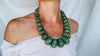 Mayan Guatemalita Jade Graduated Choker Necklace. Guatemalan.