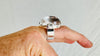Natural Quartz Ring. Oversized Cocktail Ring. Gorgeous. Adjustable Size. 4019