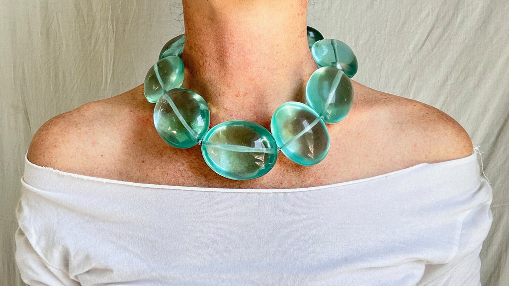 Crystal & Silver Necklace. Melting Quartz. Atelier Aadya. 1409