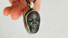 Labradorite Skull Pendant Necklace. Nepalese. 2277