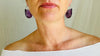 Amethyst Hoop Earrings. Sterling Siler Handmade Jewelry. Atelier Aadya. 2435