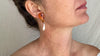 Amber & Sterling Silver Earrings. 0310