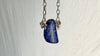 Lapis Lazuli Pendant on Sterling Silver Chain Necklace. 0891